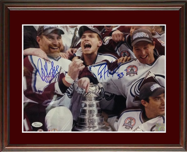 Patrick Roy and Ray Bourque Autograph Sports Memorabilia from Sports Memorabilia On Main Street, sportsonmainstreet.com