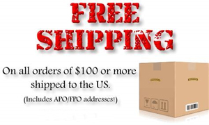 Free Shipping on Orders over $100