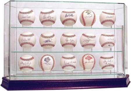 Official 15 Baseball Case Autograph Sports Memorabilia from Sports Memorabilia On Main Street, sportsonmainstreet.com