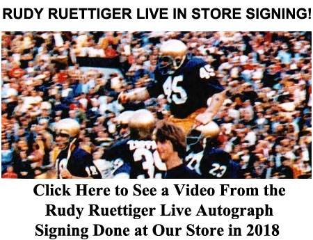 Rudy Ruettiger Live In-Store Signing on November 7th, 2018