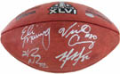 Eli Manning, Victor Cruz, Hakeem Nicks, and Mario Manningham Autograph Sports Memorabilia On Main Street, Click Image for More Info!