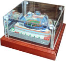 Citi Field Replica Stadium with Display Case Autograph Sports Memorabilia On Main Street, Click Image for More Info!