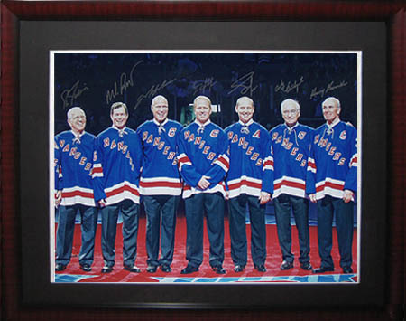 New York Rangers Retired Numbers Autograph Sports Memorabilia from Sports Memorabilia On Main Street, sportsonmainstreet.com