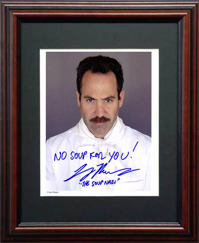 Larry Thomas Soup Nazi Autograph Sports Memorabilia from Sports Memorabilia On Main Street, sportsonmainstreet.com