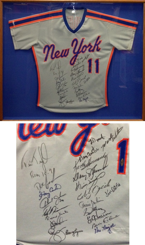 1986 New York Mets World Series Champion Team Autograph Sports Memorabilia from Sports Memorabilia On Main Street, sportsonmainstreet.com