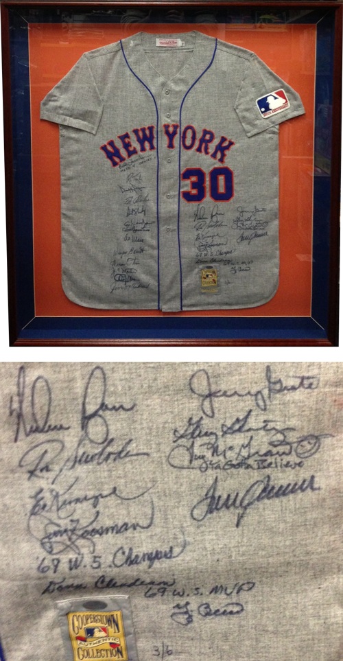 1969 New York Mets World Series Championship Team Autograph Sports Memorabilia from Sports Memorabilia On Main Street, sportsonmainstreet.com