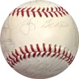 1975 New York Mets w/ Yogi Berra and Tom Seaver Autograph Sports Memorabilia On Main Street, Click Image for More Info!