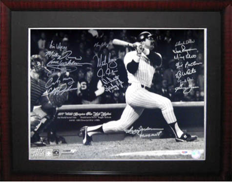 1977 New York Yankees Autograph Sports Memorabilia from Sports Memorabilia On Main Street, sportsonmainstreet.com