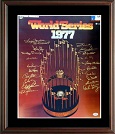 1977 New York Yankees World Series Champions Autograph Sports Memorabilia, Click Image for more info!