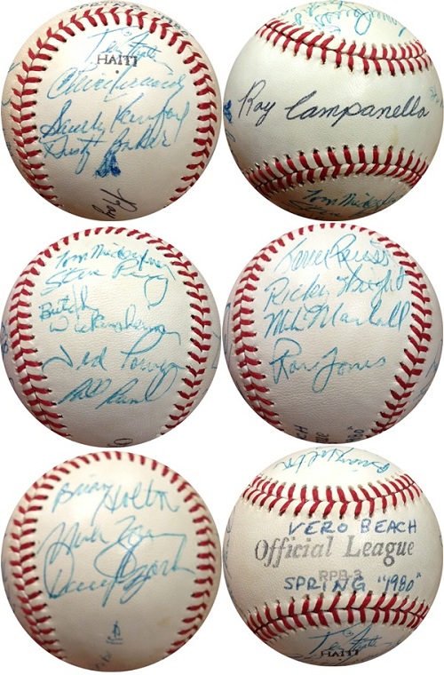 1980 Dodgers w/ Sandy Koufax Autograph Sports Memorabilia from Sports Memorabilia On Main Street, sportsonmainstreet.com