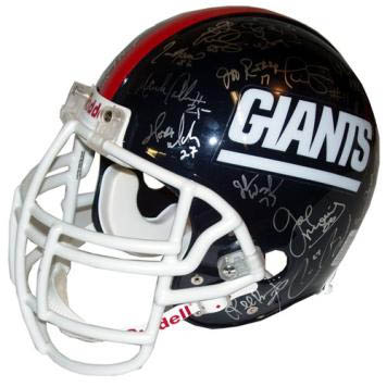 1986 New York Giants Super Bowl Championship Team Autograph Sports Memorabilia from Sports Memorabilia On Main Street, sportsonmainstreet.com
