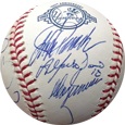 2003 New York Yankees W/ Derek Jeter, Hideki Matsui, Jorge Posada & 9 More Autograph Sports Memorabilia, Click Image for more info!