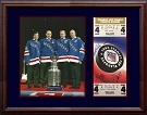 Mark Messier, Brian Leetch, Mike Richter & Adam Graves Autograph Sports Memorabilia, Click Image for more info!