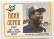 Hank Aaron Autograph Sports Memorabilia On Main Street, Click Image for More Info!