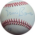 Ernie Banks Autograph Sports Memorabilia On Main Street, Click Image for More Info!