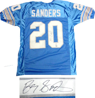 Barry Sanders Autograph Sports Memorabilia from Sports Memorabilia On Main Street, sportsonmainstreet.com