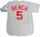 Johnny Bench Autograph Sports Memorabilia, Click Image for more info!
