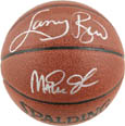 Larry Bird and Magic Johnson Autograph Sports Memorabilia, Click Image for more info!