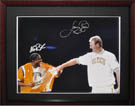 Larry Bird and Magic Johnson Autograph Sports Memorabilia from Sports Memorabilia On Main Street, sportsonmainstreet.com, Click Image for more info!