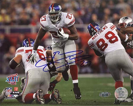 Brandon Jacobs Autograph Sports Memorabilia from Sports Memorabilia On Main Street, sportsonmainstreet.com