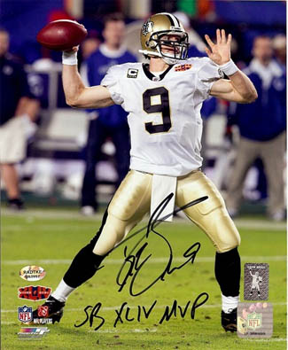 Drew Brees Autograph Sports Memorabilia from Sports Memorabilia On Main Street, sportsonmainstreet.com