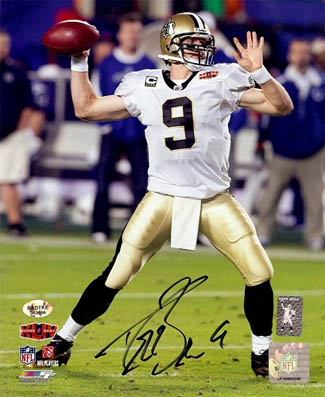 Drew Brees Autograph Sports Memorabilia from Sports Memorabilia On Main Street, sportsonmainstreet.com