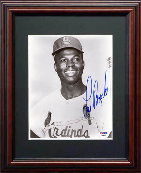 Lou Brock Autograph Sports Memorabilia from Sports Memorabilia On Main Street, sportsonmainstreet.com