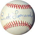 Buck Leonard Autograph Sports Memorabilia, Click Image for more info!