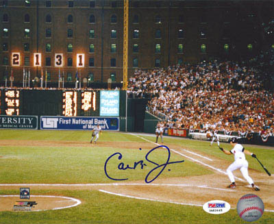 Cal Ripken Jr. Autograph Sports Memorabilia from Sports Memorabilia On Main Street, sportsonmainstreet.com