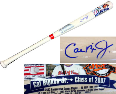 Cal Ripken Jr. Autograph Sports Memorabilia from Sports Memorabilia On Main Street, sportsonmainstreet.com
