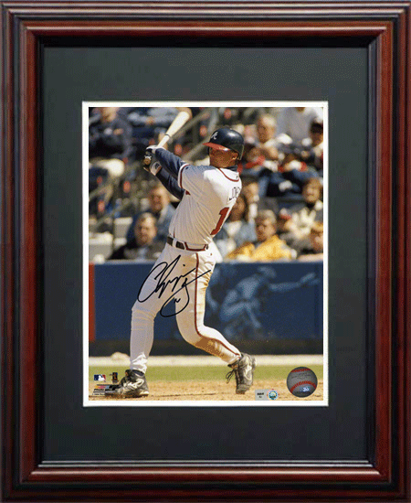 Chipper Jones Autograph Sports Memorabilia from Sports Memorabilia On Main Street, sportsonmainstreet.com