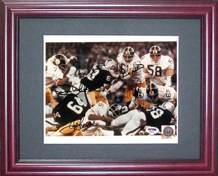 Pittsburgh Steelers Steel Curtian Autograph Sports Memorabilia from Sports Memorabilia On Main Street, sportsonmainstreet.com