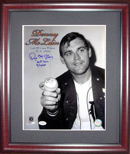 Denny Mclain Autograph Sports Memorabilia from Sports Memorabilia On Main Street, sportsonmainstreet.com