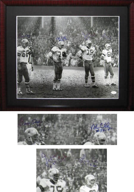 Dallas Cowboys Doomsday Defense Autograph Sports Memorabilia from Sports Memorabilia On Main Street, sportsonmainstreet.com