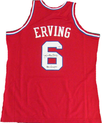 Dr. J Erving Autograph Sports Memorabilia from Sports Memorabilia On Main Street, sportsonmainstreet.com