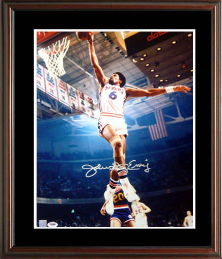 Julius Dr. J Erving Autograph Sports Memorabilia from Sports Memorabilia On Main Street, sportsonmainstreet.com