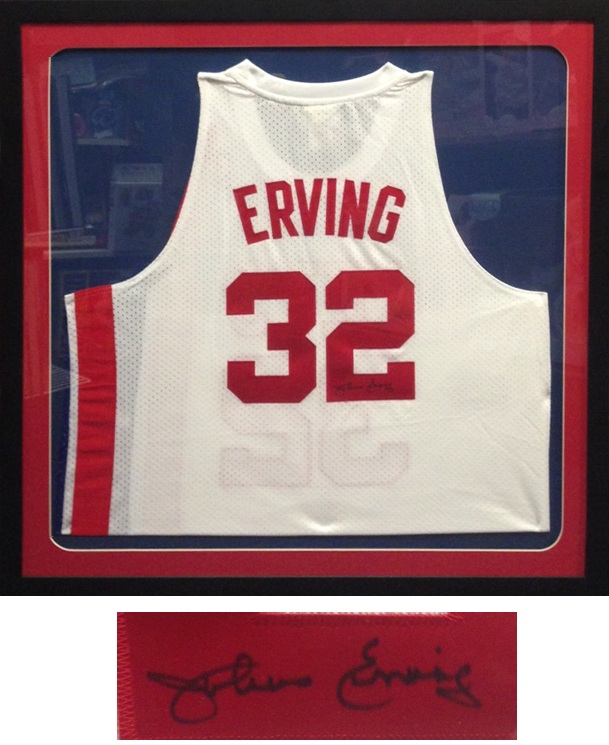 Julius Dr. J Erving Autograph Sports Memorabilia from Sports Memorabilia On Main Street, sportsonmainstreet.com