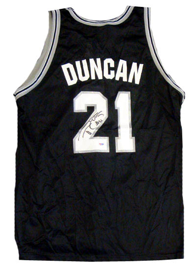 Tim Duncan Autograph Sports Memorabilia from Sports Memorabilia On Main Street, sportsonmainstreet.com