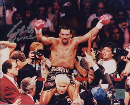 Roberto Duran Autograph Sports Memorabilia from Sports Memorabilia On Main Street, sportsonmainstreet.com