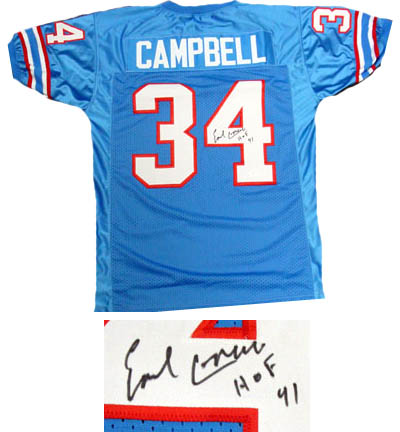 Earl Campbell Autograph Sports Memorabilia from Sports Memorabilia On Main Street, sportsonmainstreet.com