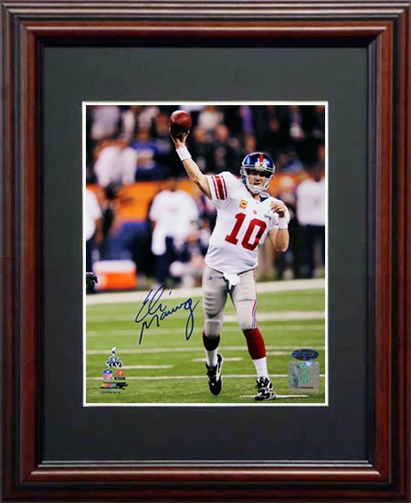 Eli Manning Autograph Sports Memorabilia from Sports Memorabilia On Main Street, sportsonmainstreet.com