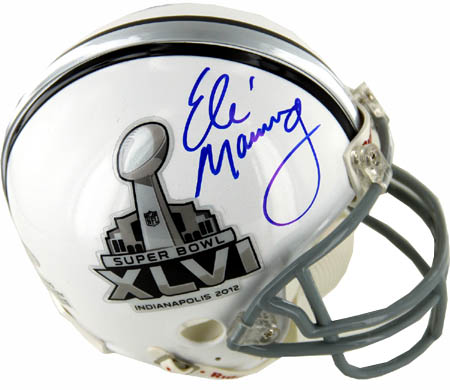 Eli Manning Autograph Sports Memorabilia from Sports Memorabilia On Main Street, sportsonmainstreet.com