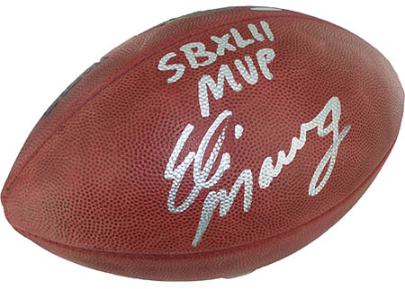 Eli Manning Autograph Sports Memorabilia from Sports Memorabilia On Main Street, sportsonmainstreet.com