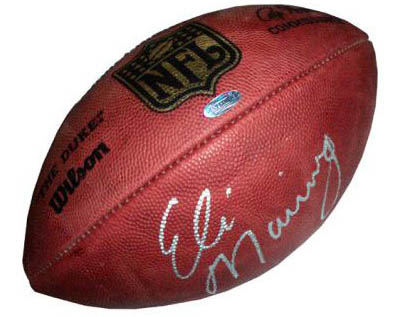 Eli manning Autograph Sports Memorabilia from Sports Memorabilia On Main Street, sportsonmainstreet.com