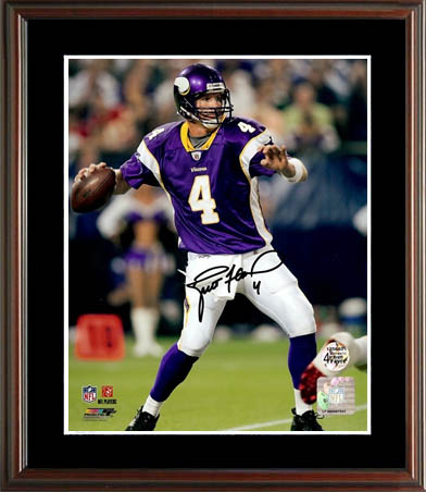 Brett Favre Autograph Sports Memorabilia from Sports Memorabilia On Main Street, sportsonmainstreet.com