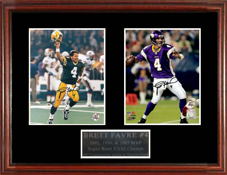 Brett Favre Autograph Sports Memorabilia from Sports Memorabilia On Main Street, sportsonmainstreet.com