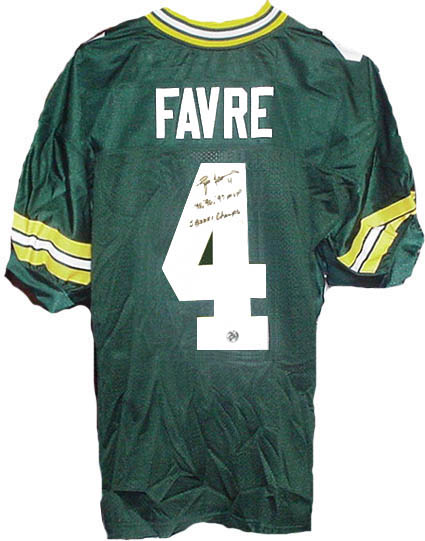 Brett Favre Autograph Sports Memorabilia from Sports Memorabilia On Main Street, sportsonmainstreet.com