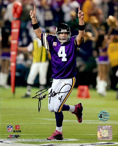 Brett Favre Autograph Sports Memorabilia from Sports Memorabilia On Main Street, sportsonmainstreet.com