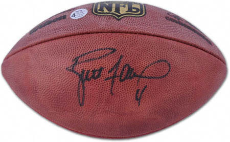 Brett Favre Autograph Sports Memorabilia from Sports Memorabilia On Main Street, sportsonmainstreet.com