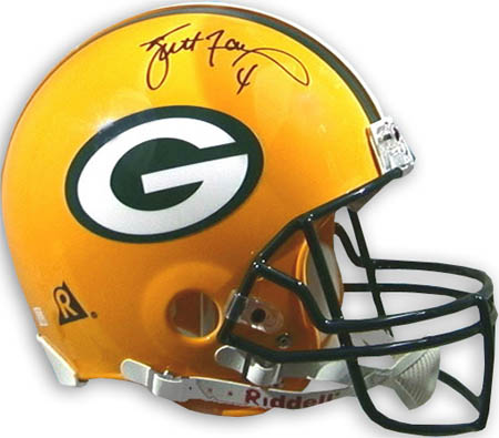 Brett Favre Autograph Sports Memorabilia from Sports Memorabilia On Main Street, sportsonmainstreet.com